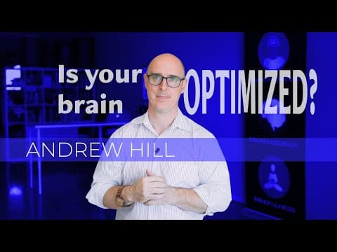 Optimizing Brain Function and Longevity  By Training Your Circadian Rhythm.  Andrew Hill 🥒 📸